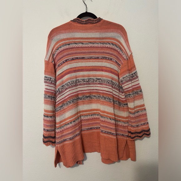Soft Surroundings Womens Artist Cardigan Multi Color Knit Sweater Size Medium - Picture 6 of 9